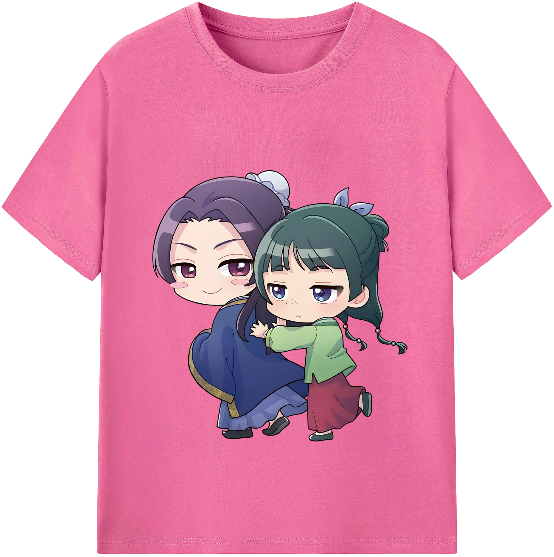 （画像用） 薬屋のひとりごと The Apothecary Diaries レディースカジュアルプリントTシャツ（綿100％）